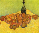 Still Life with a Bottle of Lemons and Oranges - Vincent van Gogh