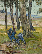 The Diggers Les Becheurs 1889 - Vincent van Gogh