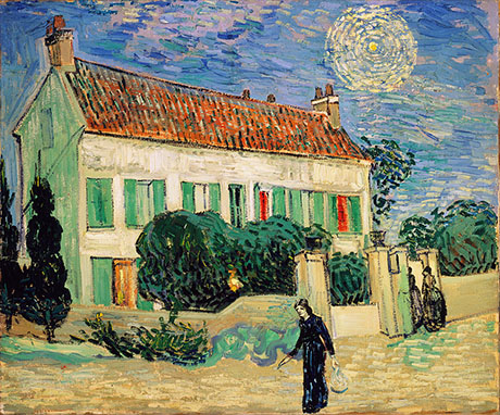 The White House at Night c1890 - Vincent van Gogh reproduction oil painting