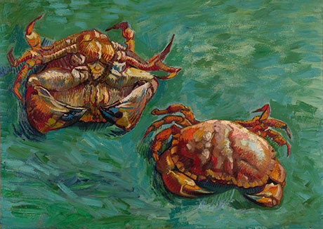 Two Crabs - Vincent van Gogh reproduction oil painting