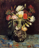 Vase with White and Red Carnations - Vincent van Gogh