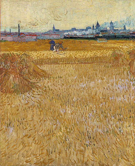 Les Moissonneurs 1888 - Vincent van Gogh reproduction oil painting