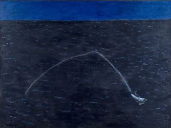 Speedboat's Wake 1959 - Milton Avery reproduction oil painting