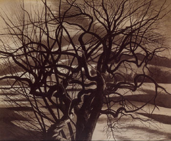 Arbres Blanc et Noir 1941 - Leon Spilliaert reproduction oil painting