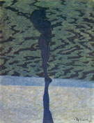 Bathing Woman 1910 - Leon Spilliaert reproduction oil painting