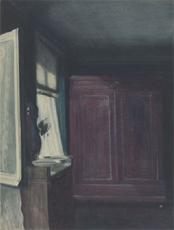 La Chambre A Coucher - Leon Spilliaert reproduction oil painting