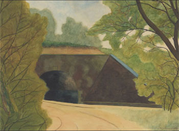 Le Tunnel - Leon Spilliaert reproduction oil painting