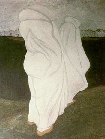 White Robes 1904 - Leon Spilliaert reproduction oil painting