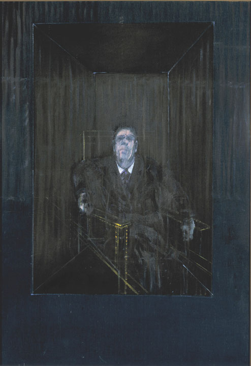 Study for Portrait - Blue - Francis Bacon reproduction oil painting