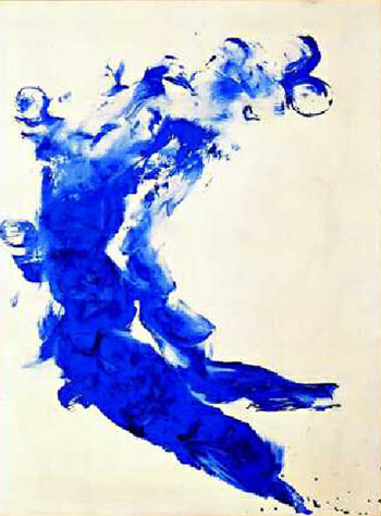 Untitled International Blue 17 - Yves Klein reproduction oil painting