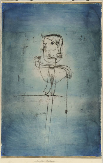 Der Angler 1921 - Paul Klee reproduction oil painting