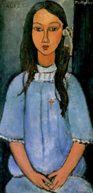 Alice 1918 - Amedeo Modigliani reproduction oil painting