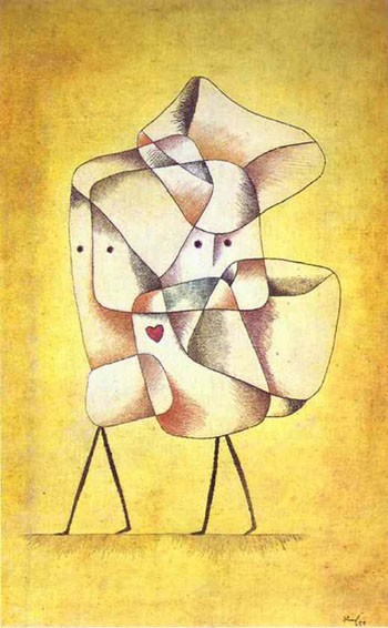 Siblings 1930 - Paul Klee reproduction oil painting