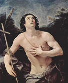 John The Baptist 1640 - Guido Reni reproduction oil painting