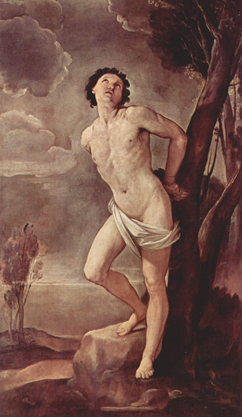 St Sebastian 1642 - Guido Reni reproduction oil painting