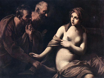 Susanna and The Elders - Guido Reni reproduction oil painting