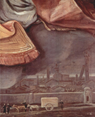 Thronende Madonna Mit Den Stadtheilligen Bolognas 1632 - Guido Reni