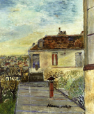 Chaudoin House - Maurice Utrillo reproduction oil painting