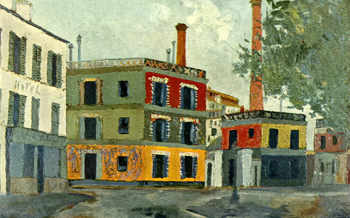 Factory - Maurice Utrillo reproduction oil painting