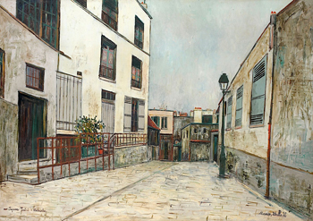 Impasse Trainee 1931 - Maurice Utrillo reproduction oil painting