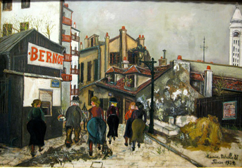 La Maison Bernot 1924 - Maurice Utrillo reproduction oil painting