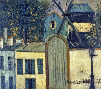 Moulin De La Galette 1912 - Maurice Utrillo reproduction oil painting