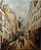 Moulin De La Galette c1908 - Maurice Utrillo