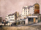 Paris Rue Ravignan 1913 - Maurice Utrillo