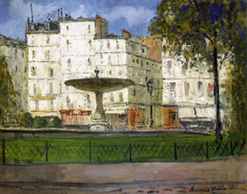 Place Pigalle 1910 - Maurice Utrillo reproduction oil painting