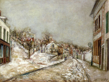 Pontoise 1912 - Maurice Utrillo reproduction oil painting