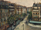 Rue Custine a Montmartre 1909 - Maurice Utrillo