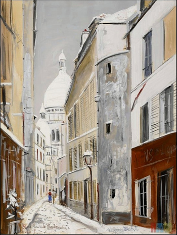 Sacre Coeur - Maurice Utrillo reproduction oil painting