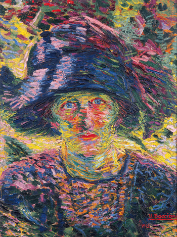 Ritratto Femminile 1911 - Umberto Boccioni reproduction oil painting