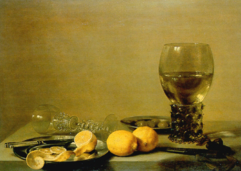 Limone - Pieter Claesz reproduction oil painting