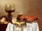 Still Life with Crab - Pieter Claesz reproduction oil painting