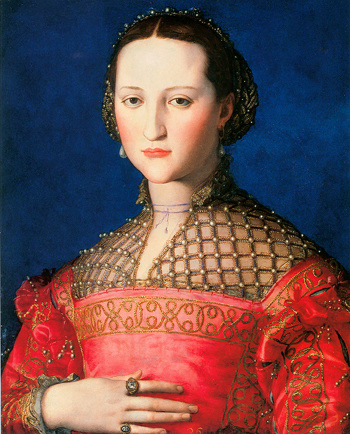 Eleonora di Toledo 1543 - Agnolo Bronzino reproduction oil painting