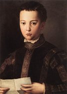 Francesco I de Medici 1551 - Agnolo Bronzino reproduction oil painting