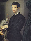 Portrait of Sculptor - Agnolo Bronzino