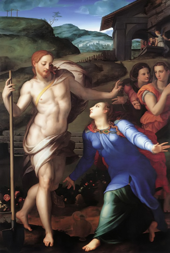 Noli Me Tangere 1561 - Agnolo Bronzino reproduction oil painting