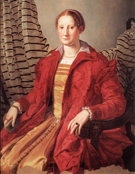 Portrait of a Lady 1550 - Agnolo Bronzino reproduction oil painting