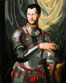 Portrait of Cosimo I De Medici in Armor - Agnolo Bronzino
