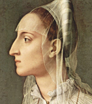 Portrait of Laura Battiferri 1560 - Agnolo Bronzino