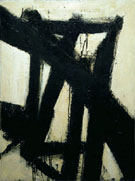 Diagonal Black and White - Franz Kline