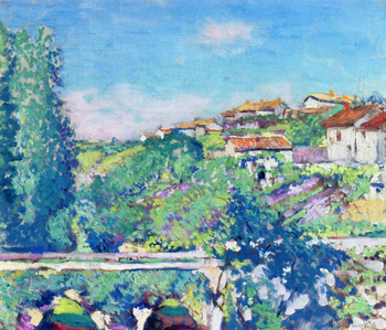 The Town of Chi Chi France 1914 - Alson Skinner Clark reproduction oil painting