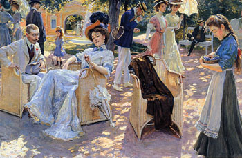 Bluhm Oscar Midsummer Day - Ellen Day Hale reproduction oil painting