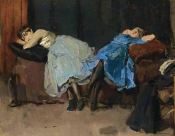 After The Dance - Isaac Israels reproduction oil painting