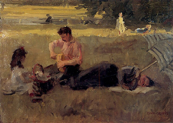 Bois de Boulonge - Isaac Israels reproduction oil painting