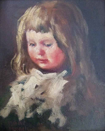 Head of a Girl - Isaac Israels reproduction oil painting