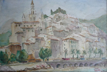 Menton 1931 - Isaac Israels reproduction oil painting