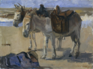Two Donkeys 1897 - Isaac Israels reproduction oil painting